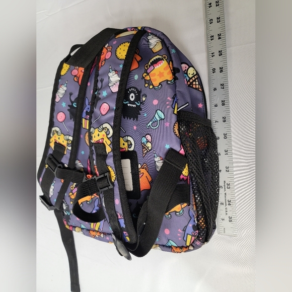 Feifeiyu Kids Monster & Snacks Backpack - Multicolor Preshool Mini Personalized - Picture 5 of 9